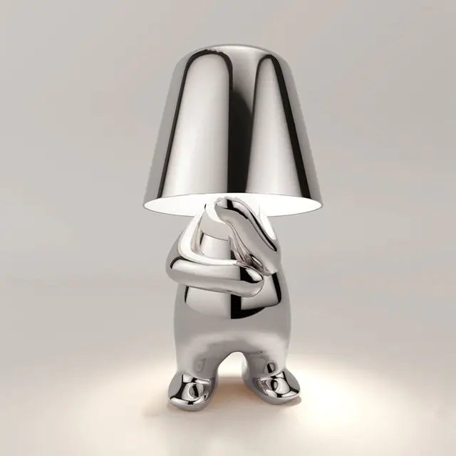 Little Golden Man Decorative Table Lamp | Touch Control & USB Rechargeable