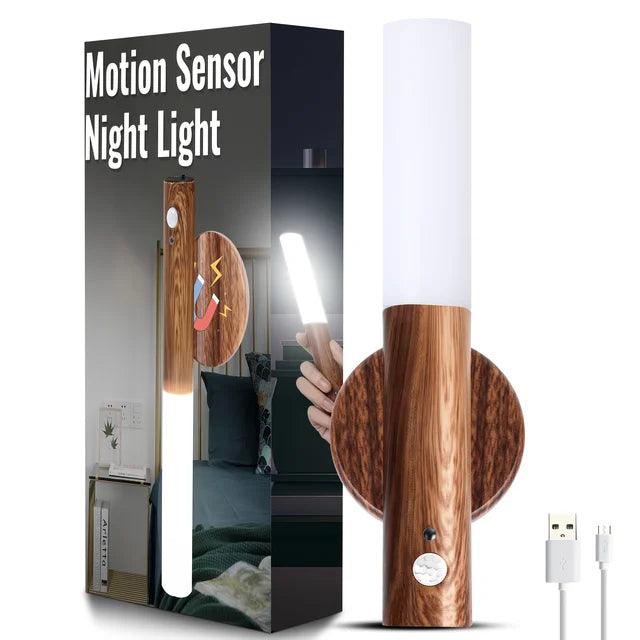 Natural Wood Motion Sensor Light - Wizedrops